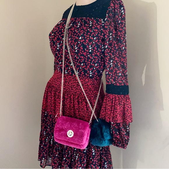 Kate Spade Audrey Shearling Micro Crossbody - Picture 10 of 11